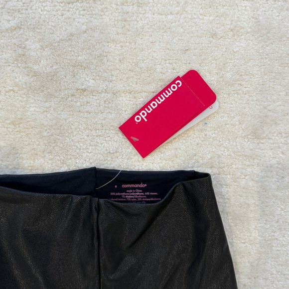 Faux Leather Cropped Flare Pant in Black
Commando - Picture 4 of 9